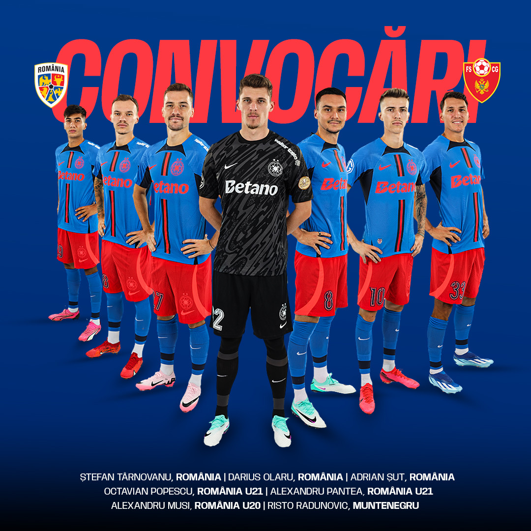 C&acirc;ți fotbaliști convocați la loturile naționale are FCSB. Rapid trimite &icirc;nsă mai mult de o echipă la selecționate!